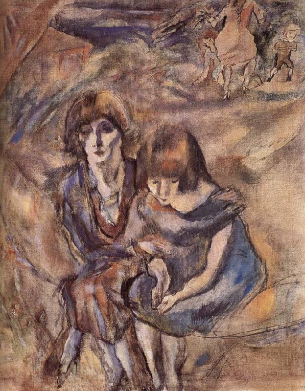 Jules Pascin Lucy and Aiermina Spain oil painting art